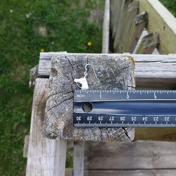 Sterling Silver Hook Horse Head Profile Earrings - Picture 7 of 7